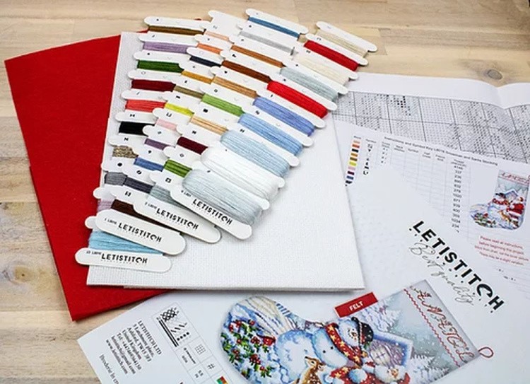 Набор для вышивания «Christmas Tigers Toys kit» — картинка 8