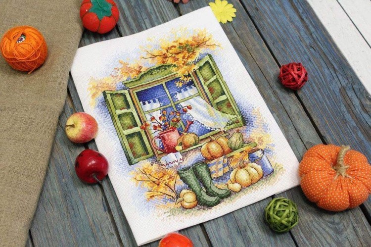 Набор для вышивания «Осень на пороге» — картинка 3