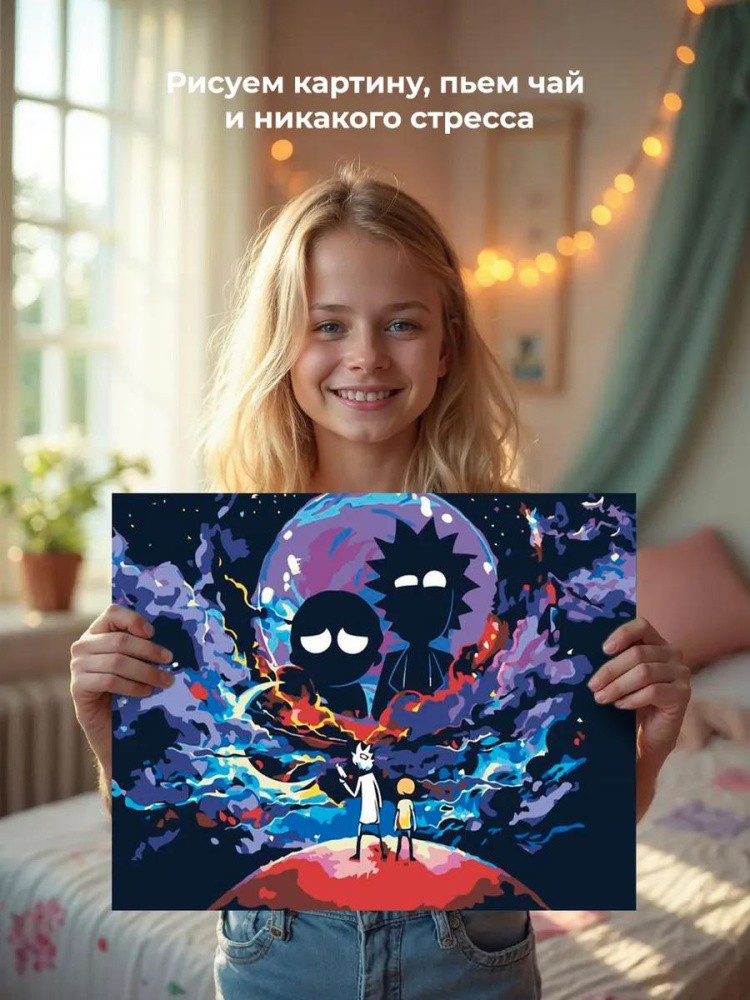 Картина по номерам «Рик и Морти» — картинка 8