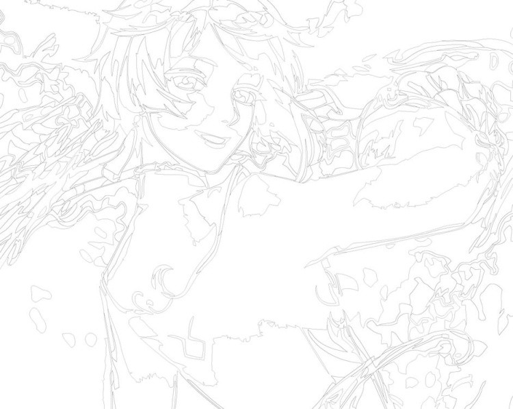 Картина по номерам «Genshin Impact Геншин Импакт: Син Цю» — картинка 3