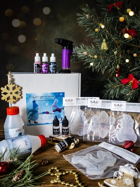 Набор для создания 12 шт. елочных игрушек №4 Vanna_Gog — картинка 3