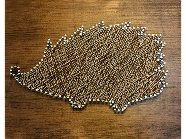 Набор для творчества STRING ART «Ежик»