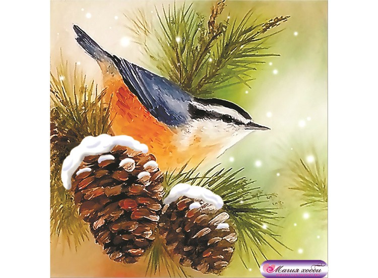 Папертоль «Зимняя пташка» — картинка 2