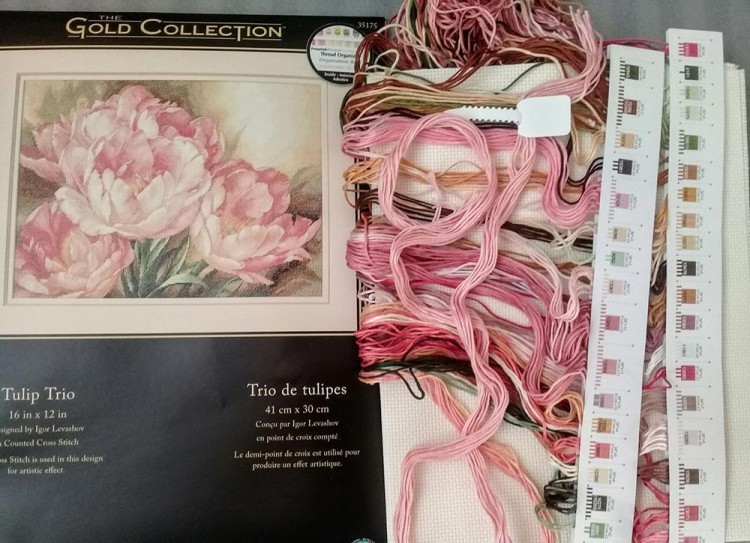 Набор для вышивания «Трио тюльпанов» — картинка 4