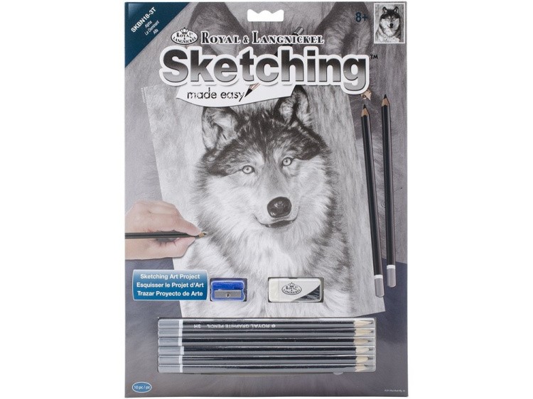 Набор для скетчинга «Волк» — картинка 2