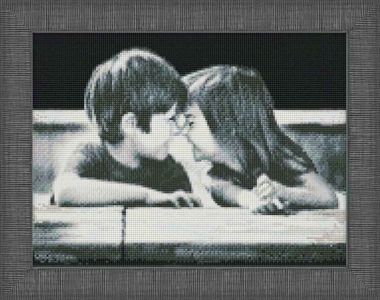 Алмазная вышивка «Вместе весело» — картинка 2