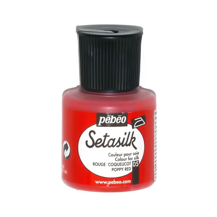 Краска по шелку Setasilk PEBEO, цвет: красный мак, 45 мл