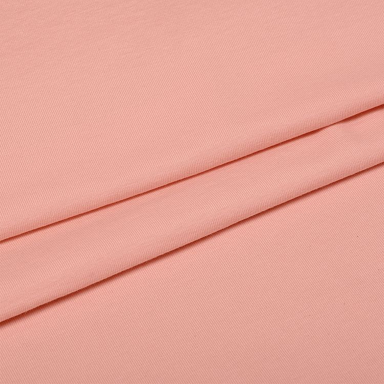 Ткань трикотаж Кулирка с лайкрой, 6 м, ширина 180 см, 190 г/м2, цвет: пудра, TBY — картинка 4