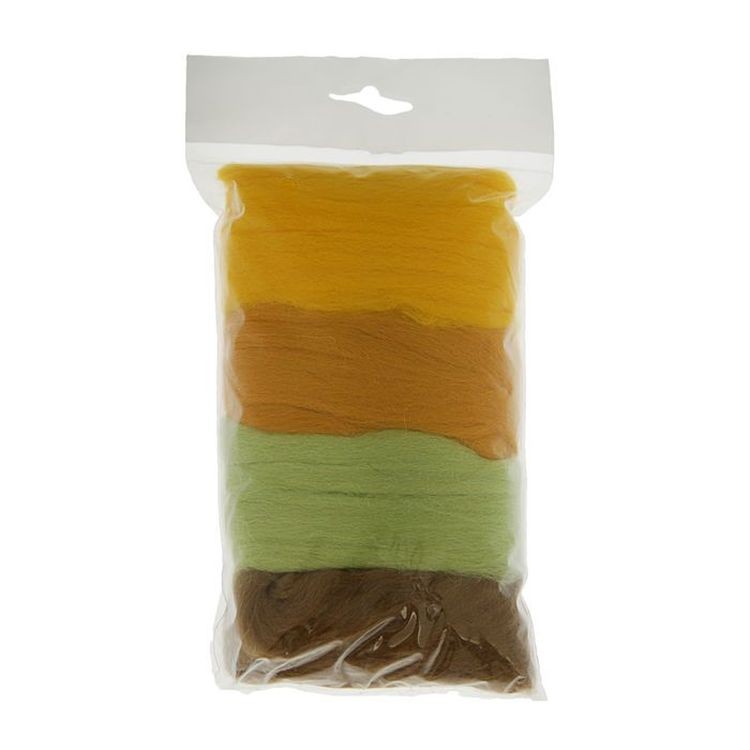 Шерсть для валяния Gamma AFW-040 (ассорти № 9), 50 г — картинка 2