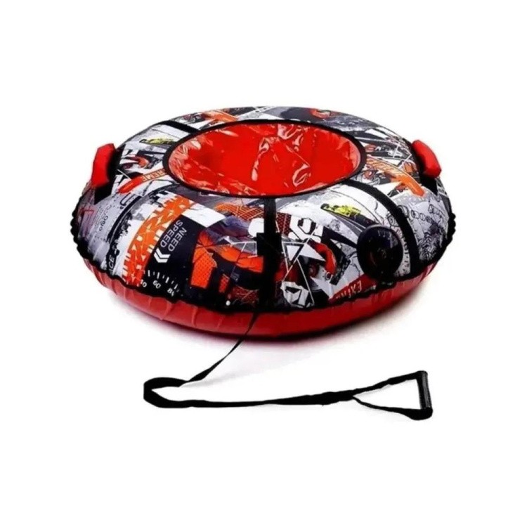 Детская зимняя ватрушка тюбинг для катания 70 см — картинка 6