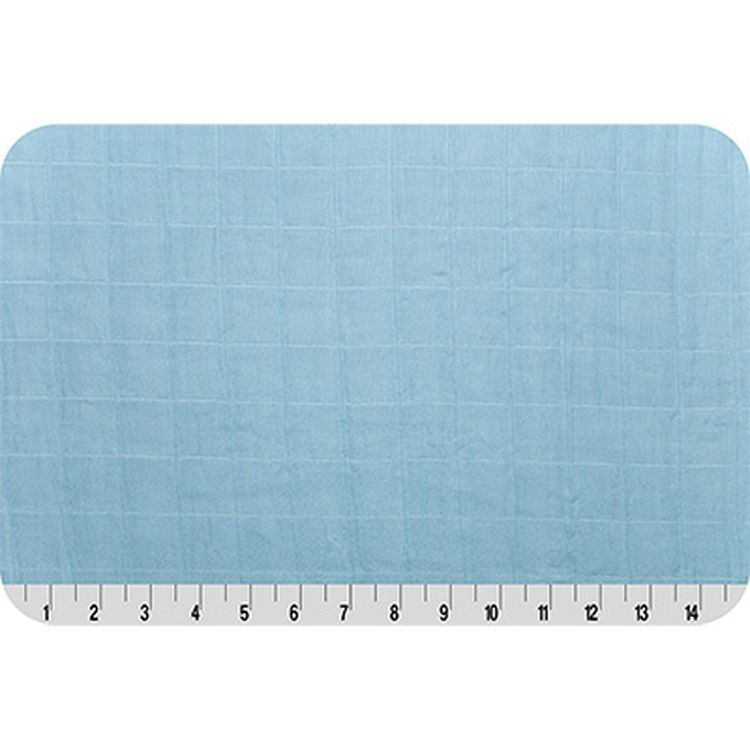 Ткань для пэчворка Solid Bamboo Embrace (марлевка), 100х125 см, 120 г/м², 100% хлопок, цвет: BABY BLUE, Peppy — картинка 2