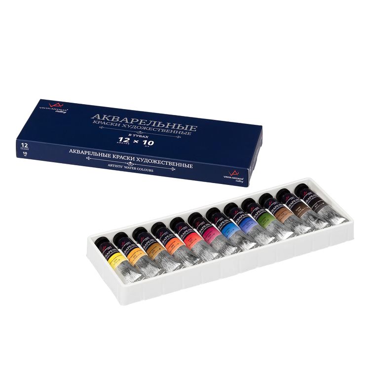 Краска акварель художественная, 12 цв. по 10 мл, Vista-Artista Gallery — картинка 3