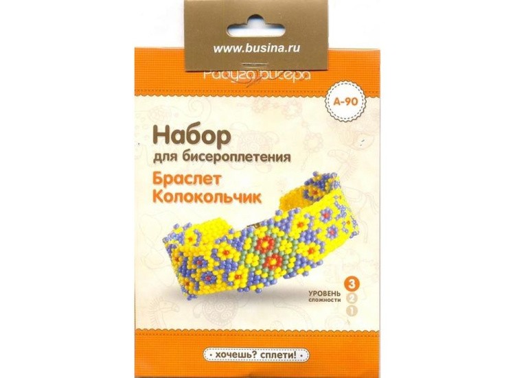 Набор для бисероплетения «Браслет Колокольчик» — картинка 2