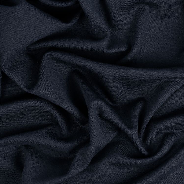 Ткань Джерси, 5 м x 155 см, 380 г/м², цвет: темно-синий, TBY — картинка 5