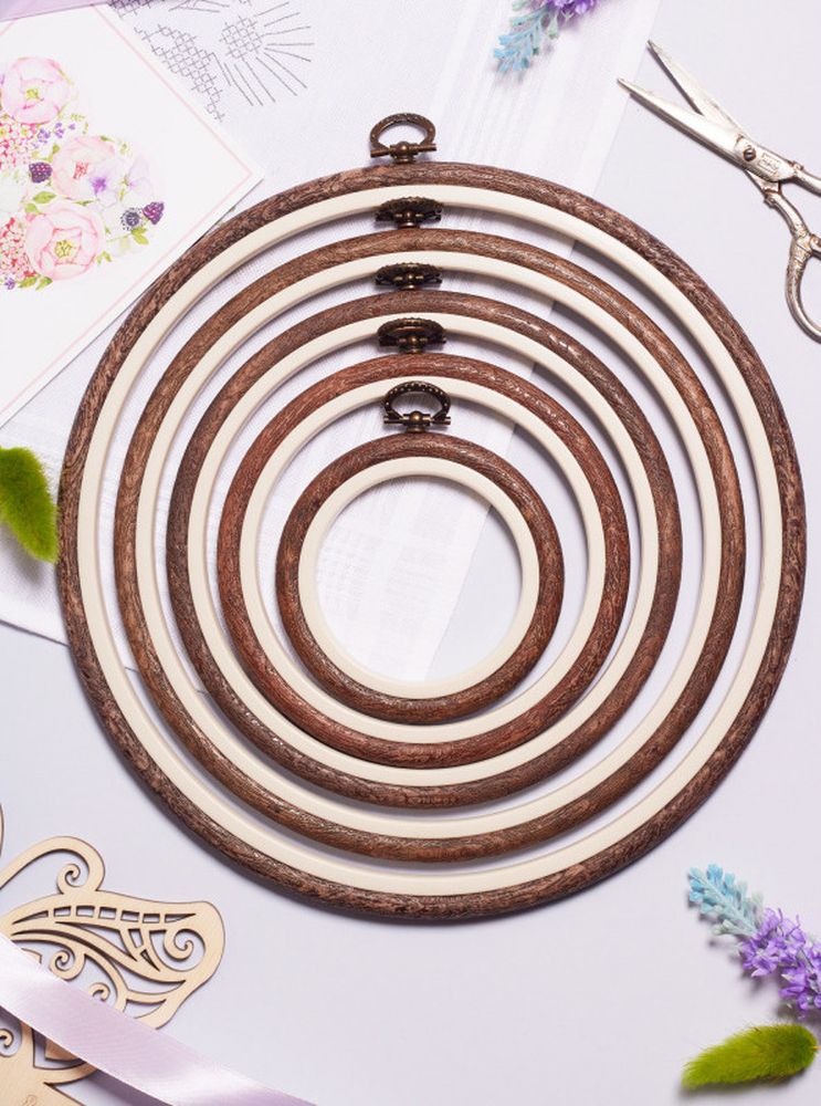 Пяльцы-рамка каучуковые, диаметр 20,5 см, h=10 — картинка 2