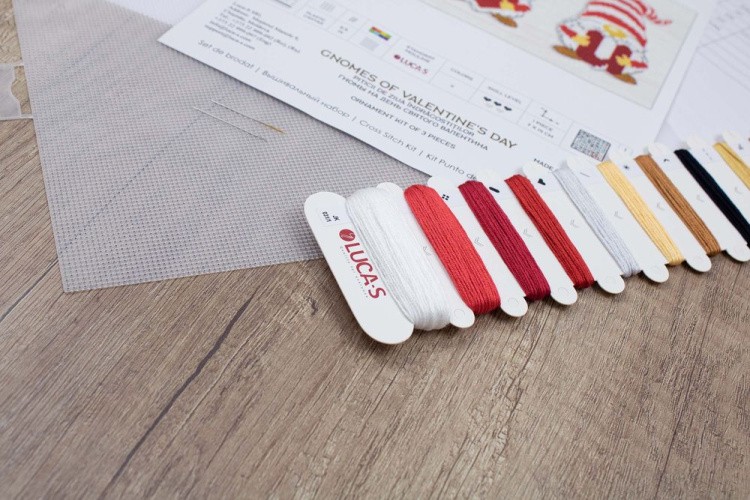 Набор для вышивания «Гномы на День Святого Валентина» — картинка 7