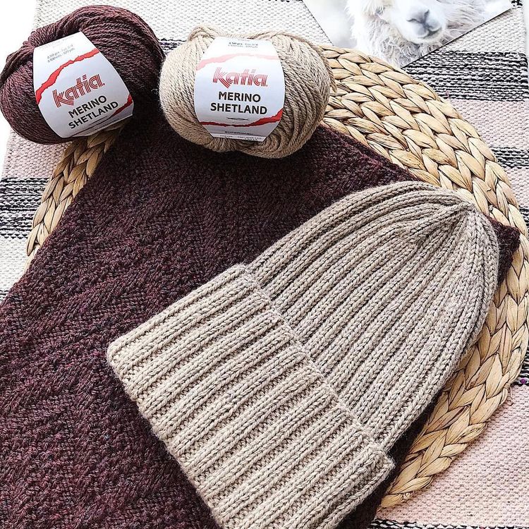 Пряжа Katia Merino Shetland (101), меланж, 5 шт. по 50 г — картинка 3