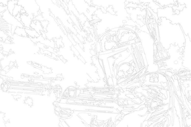 Картина по номерам «Звёздные войны - Мандалорец 4» — картинка 3