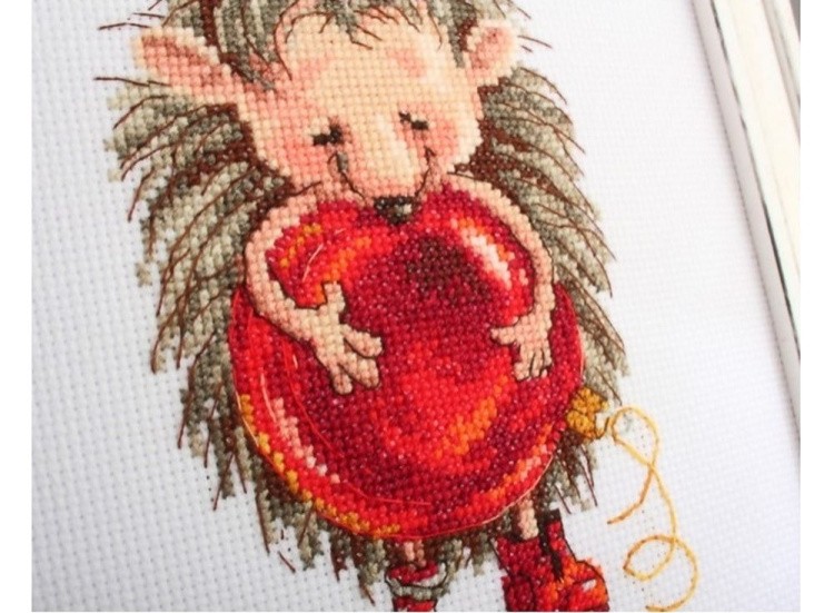 Набор для вышивания «Ежик туфли примерял» — картинка 3