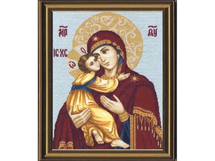 Набор для вышивания «Владимирская икона Божьей Матери» — картинка 2