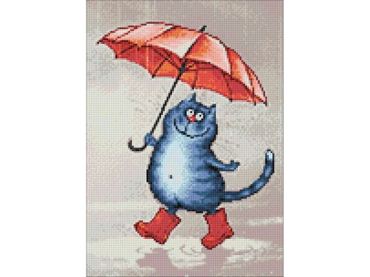 Алмазная вышивка «Весенний дождь» — картинка 3