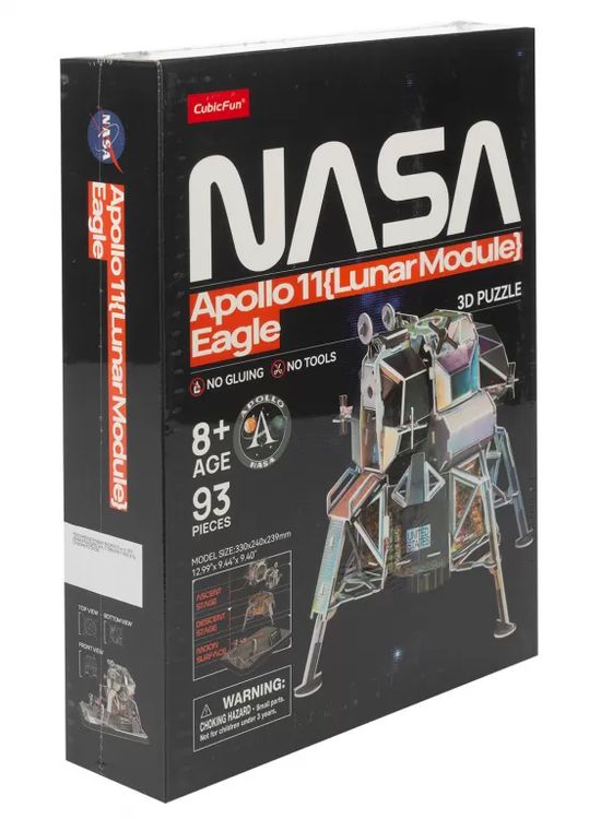3D-пазл CubicFun «Лунный посадочный модуль Аполлон-11» — картинка 2