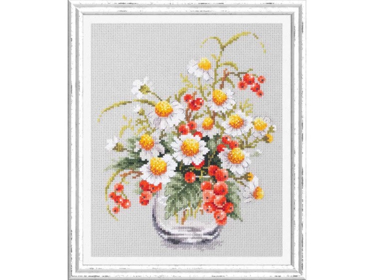 Набор для вышивания «Ромашки и смородина» — картинка 2