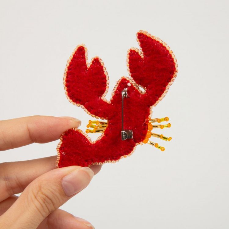Набор для вышивания «Брошь. Рак» — картинка 2