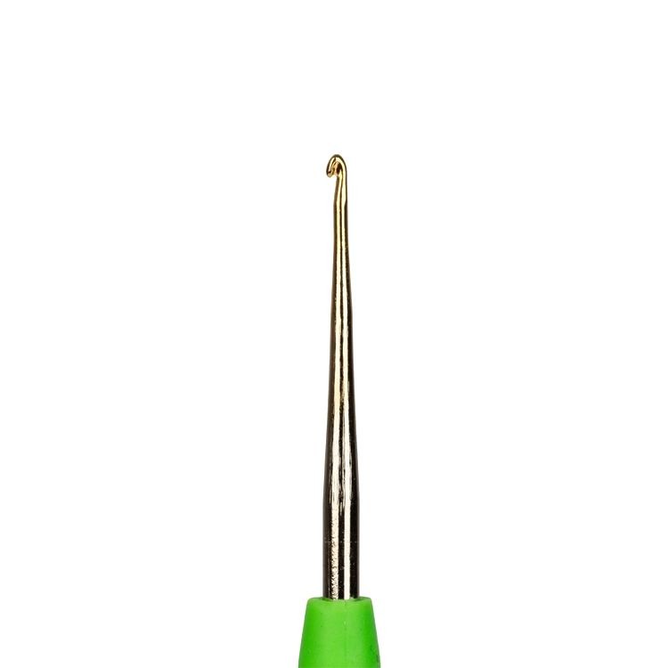 Крючок с прорезиненной ручкой, сталь, 0,9 мм, 13 см, Gamma — картинка 2