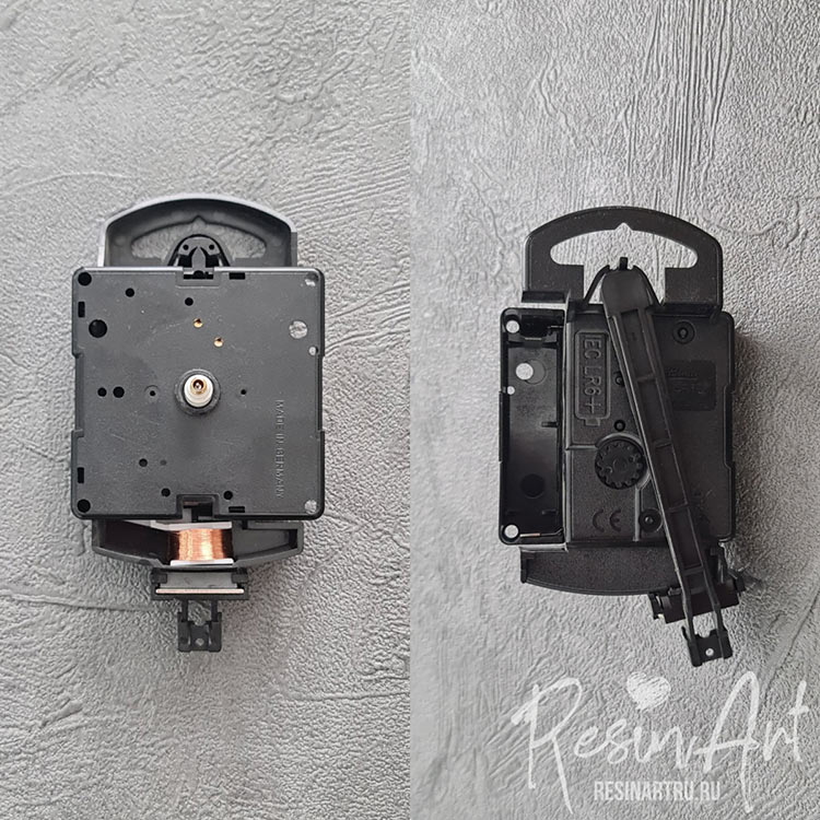Часовой механизм с маятником (Германия), ResinArt — картинка 5