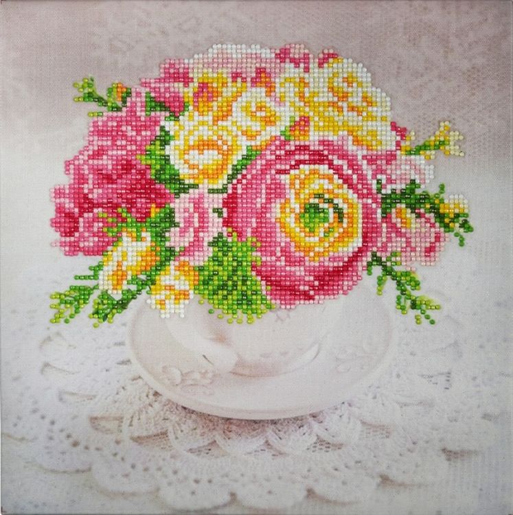 Алмазная вышивка «Нежный букетик» — картинка 2