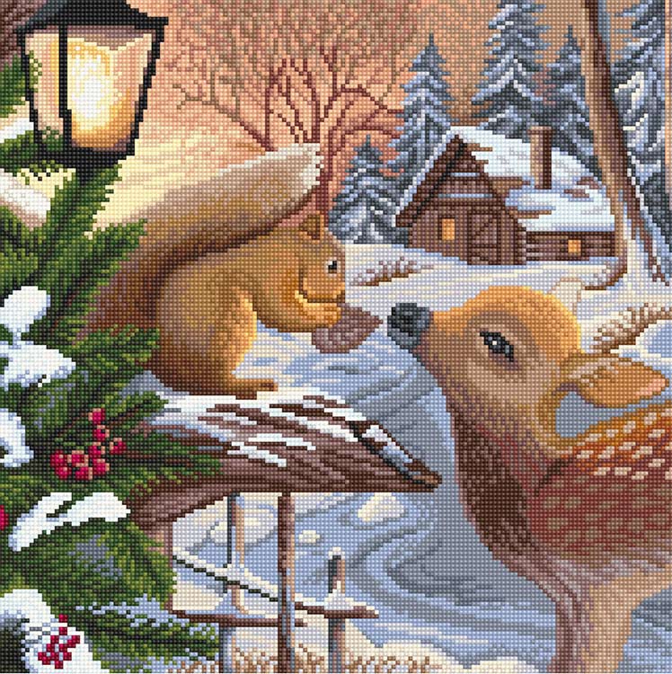 Алмазная вышивка «Давай дружить» — картинка 2