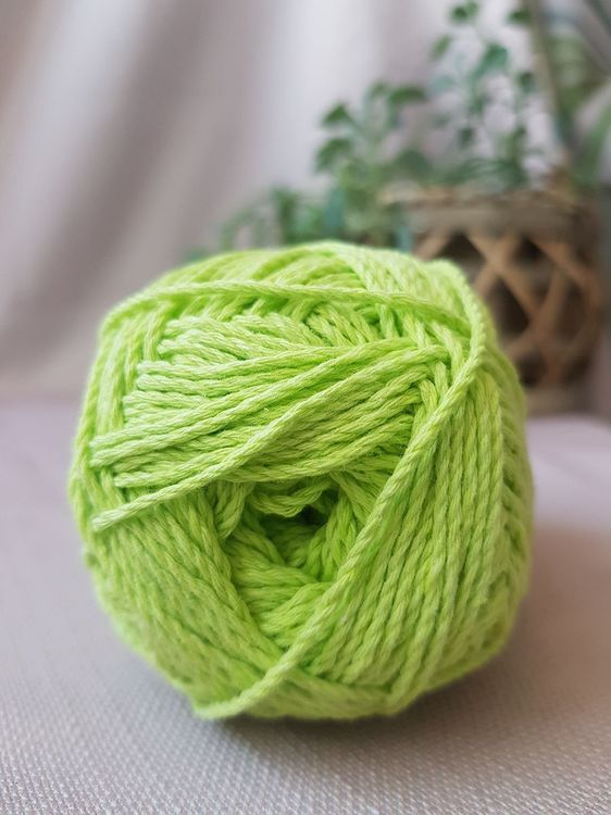 Пряжа Камтекс Мягкий хлопок (026), салатовый, 5 шт. по 100 г — картинка 4