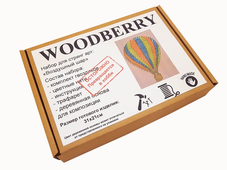 Набор для творчества STRING ART «Воздушный шар» — картинка 2