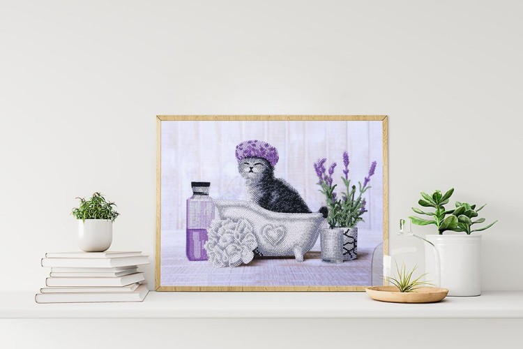 Алмазная вышивка «Водные процедуры» — картинка 4