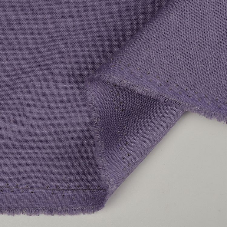 Ткань льняная, 1 м x 140 см, 200 г/м², цвет: лаванда, TBY — картинка 5