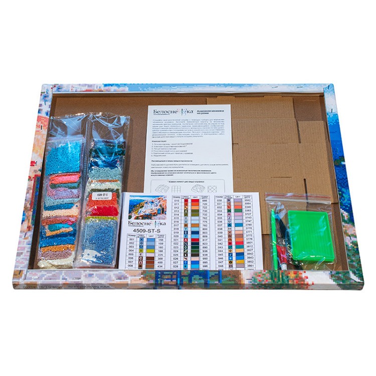 Алмазная вышивка «Санторини» — картинка 3