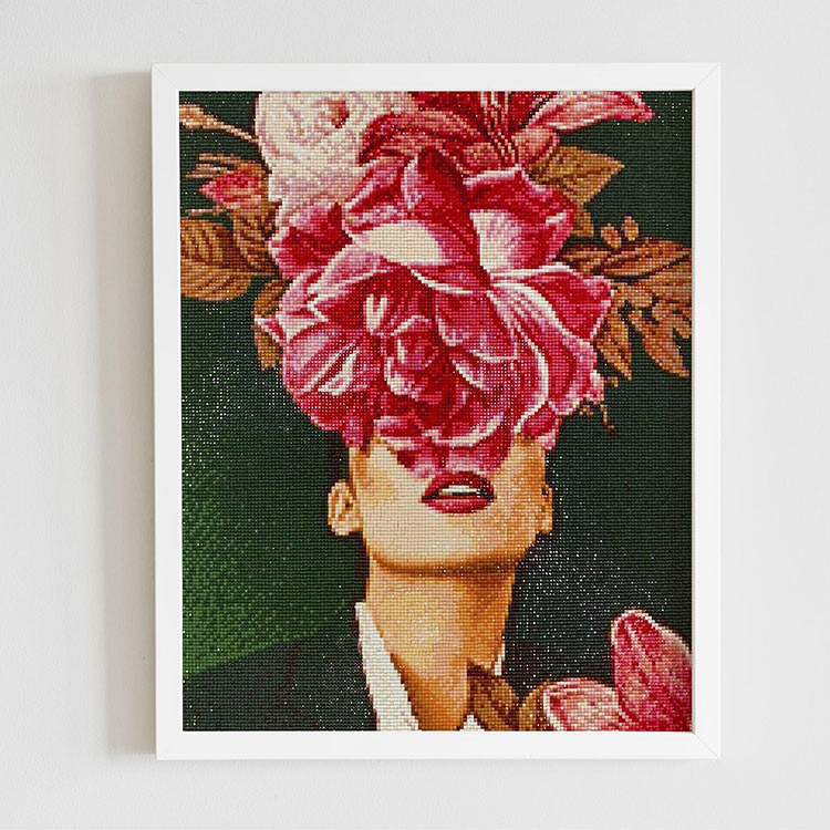 Алмазная вышивка «Цветочное наслаждение» — картинка 3