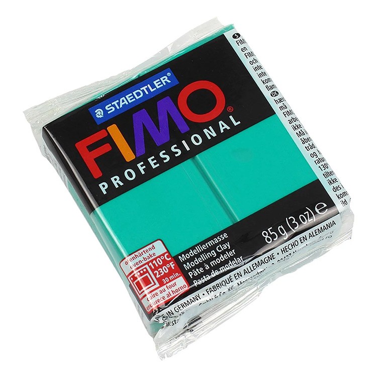 Полимерная глина FIMO Professional, цвет: зеленый, 85 г — картинка 2
