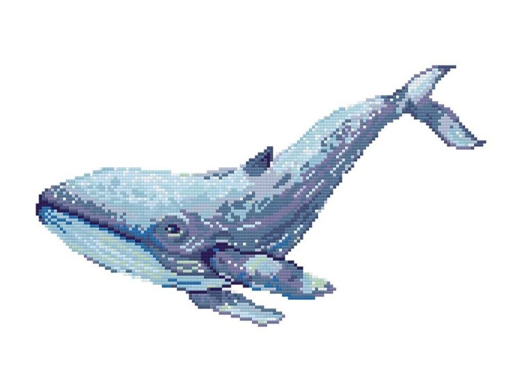 Алмазная вышивка «Кит» — картинка 2