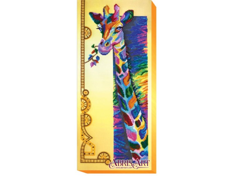 Набор вышивки бисером «Радужный жираф»