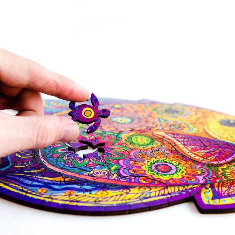 Деревянный пазл Unidragon «Сияющая Рыбка», размер King size (А3) — картинка 2