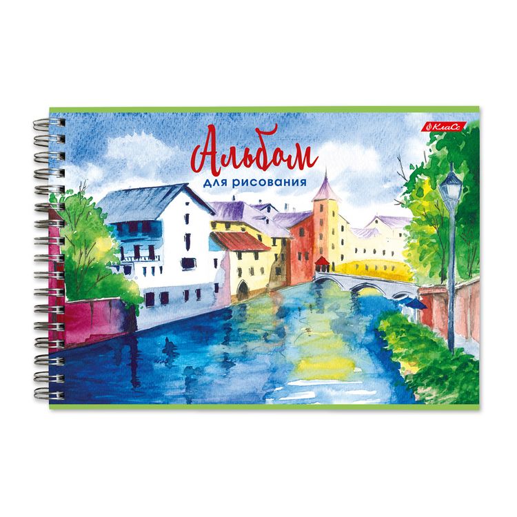 Альбом для рисования «Рисуем пейзажи», 100 г/м2, A4, на гребне, 6 альбомов по 48 л., SVETOCH — картинка 4