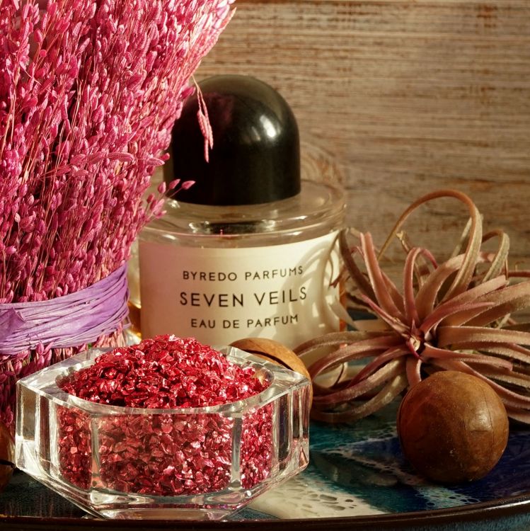 Стеклянная крошка мелкая красная, 100 гр — картинка 2