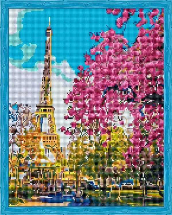 Алмазная вышивка «Парижская весна»
