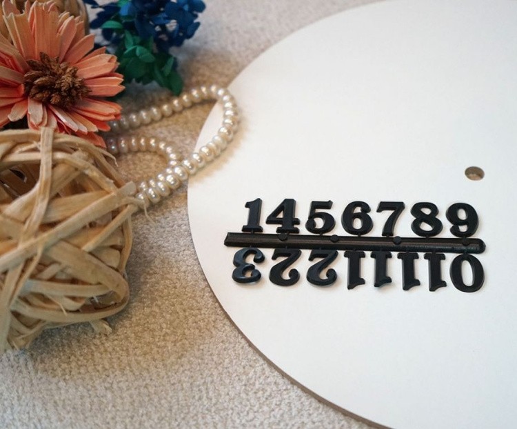 Цифры для часов, 3 см, стиль 4 — картинка 2