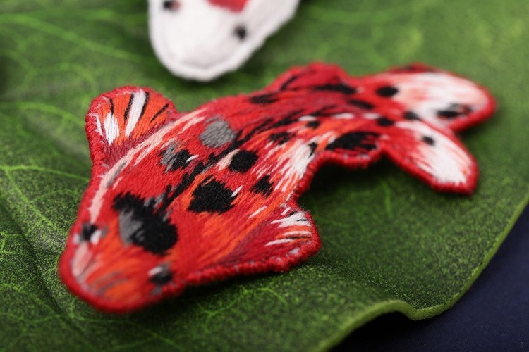 Набор для вышивания «Броши. Карпы кои» — картинка 3