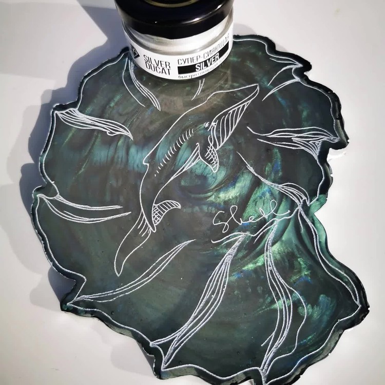 Модель №88, Силиконовый молд подстаканники Shell, 3в1, Craftsmen.store — картинка 5