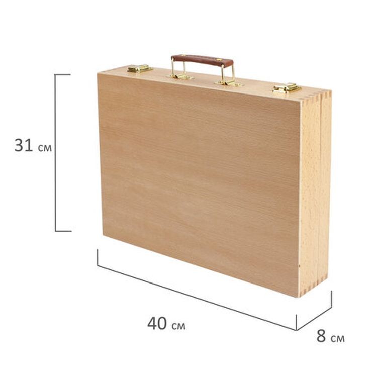 Этюдный ящик BRAUBERG ART CLASSIC, бук, 40х31х8см — картинка 13