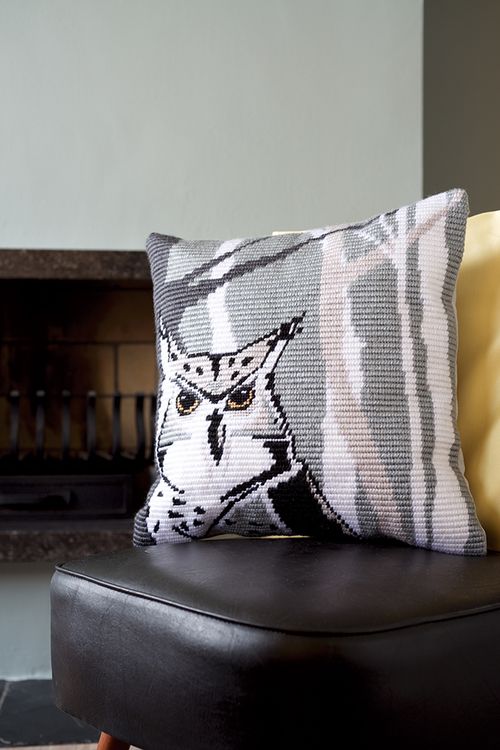 Набор для вышивания «Подушка. Филин Гелла» — картинка 2